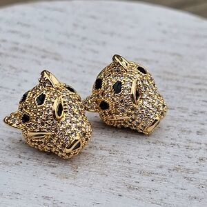 Panther Earrings (Stamped) Hq